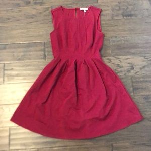 Monteau red dress